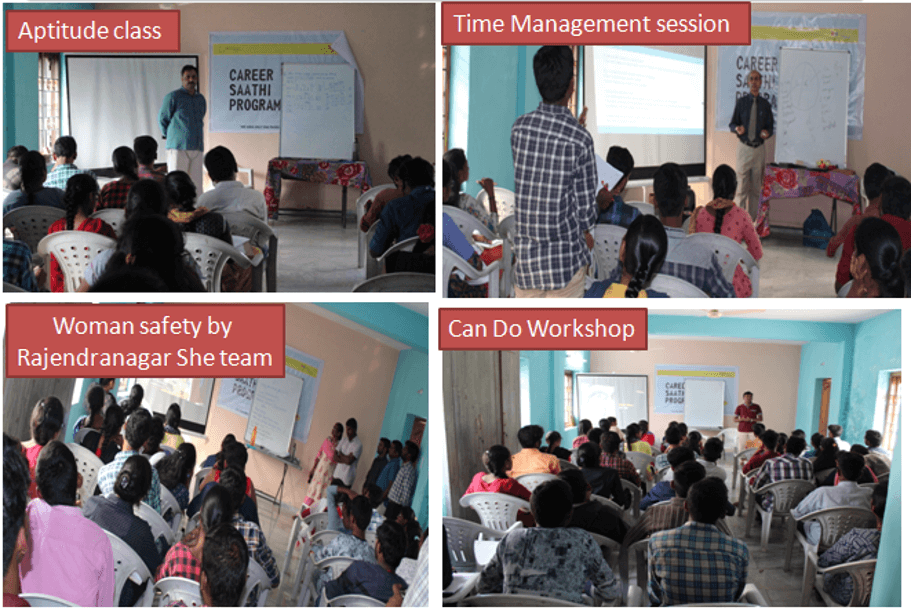 Skill development sessions providing students with essential skills for personal and professional growth