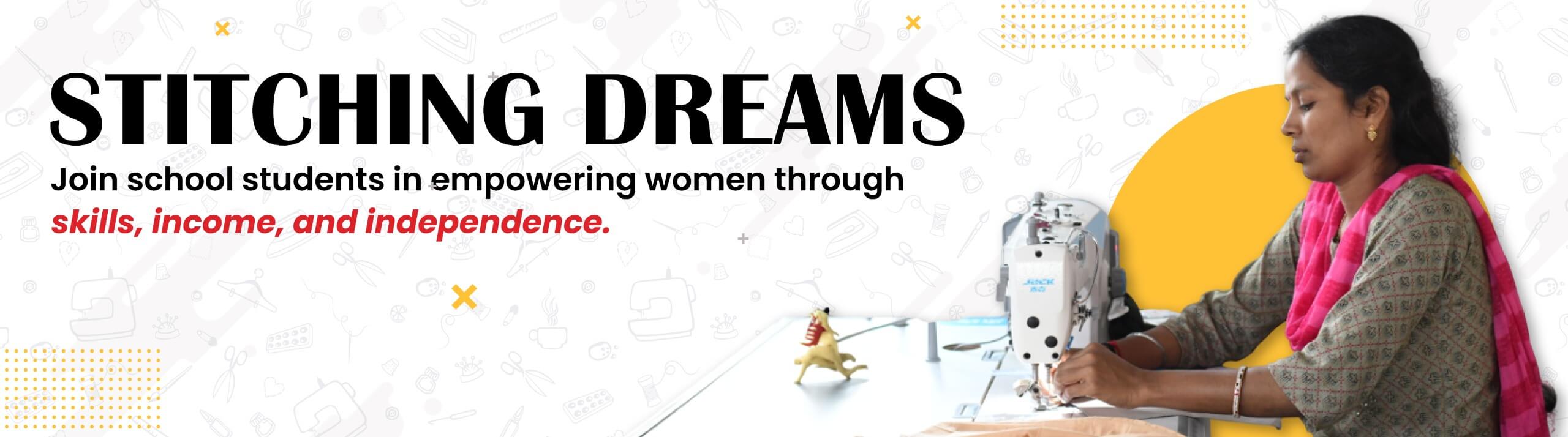 Stitching Dreams – Crafting Futures, One Stitch at a Time