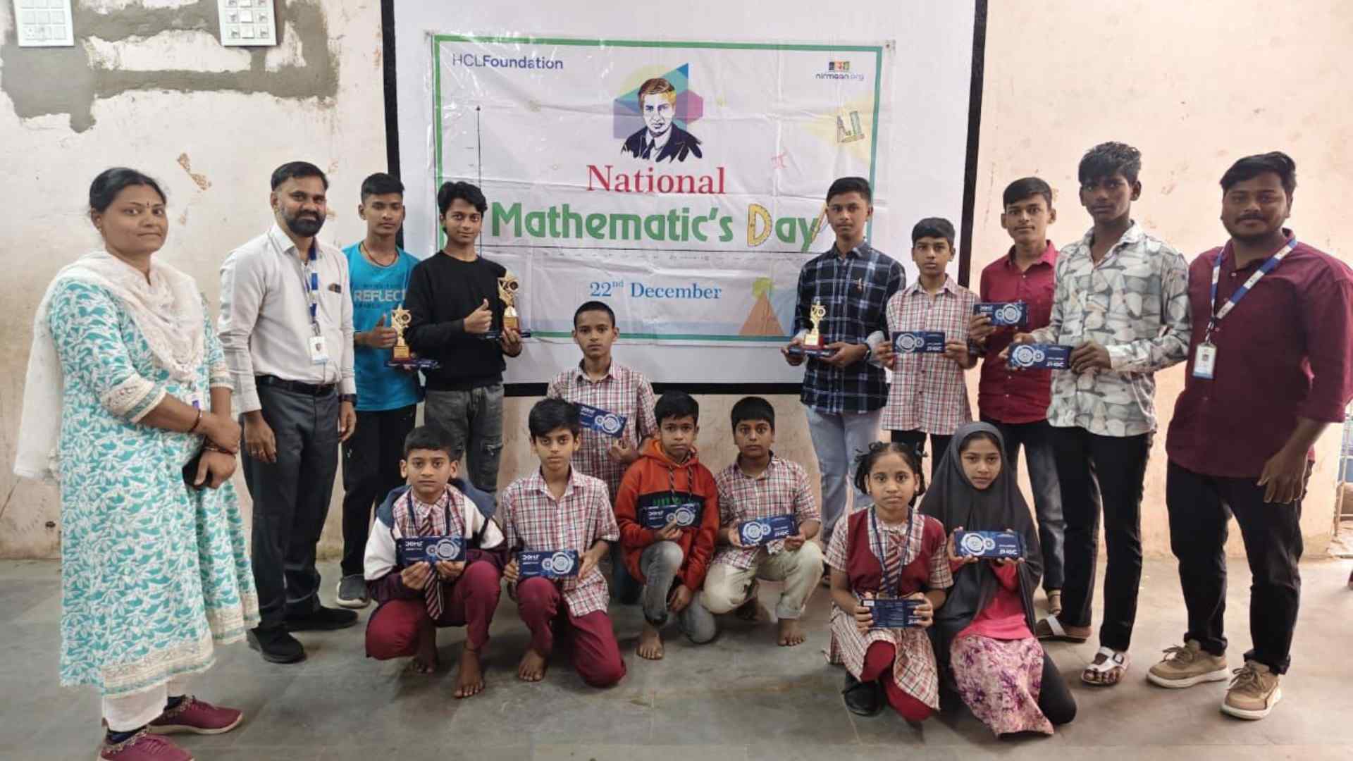 HCL Foundation and Nirmaan inspire students through National Mathematics Day celebrations