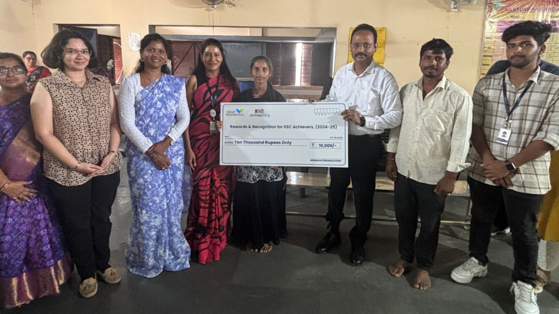 ValueMomentum & Nirmaan Celebrate Academic Excellence at KGBV Kandukur, Inspiring 450+ Students