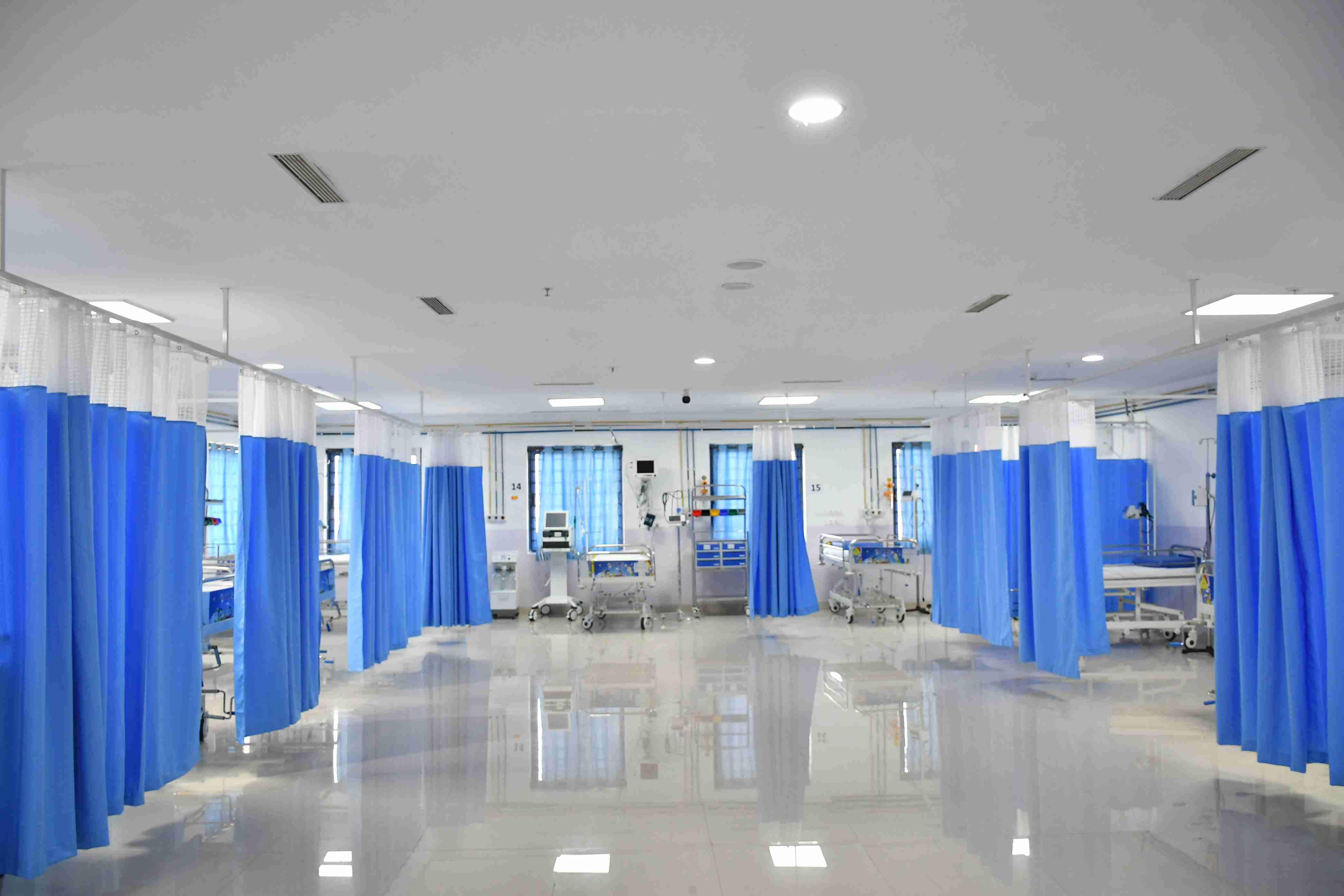 Equipment handover with medical staff
