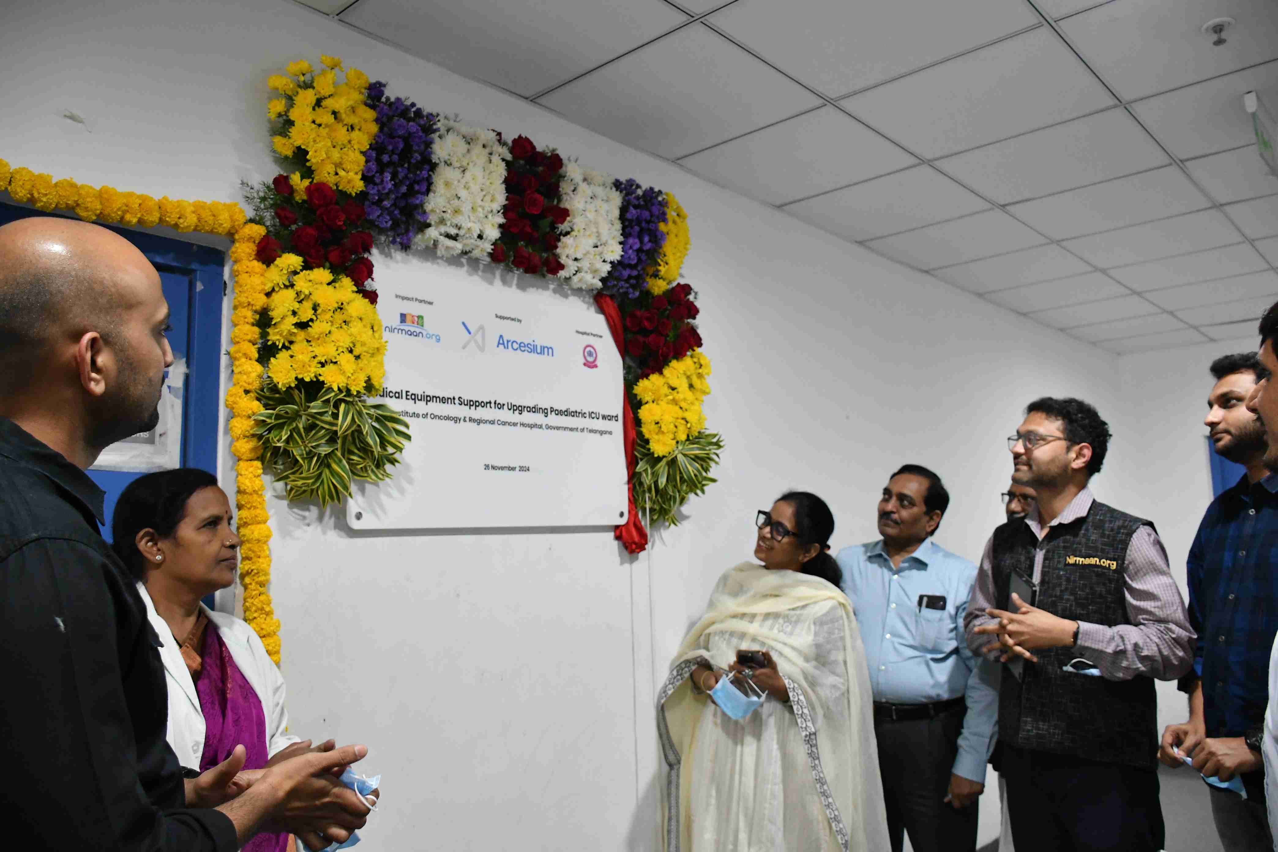 Arcesium plaque unveiling