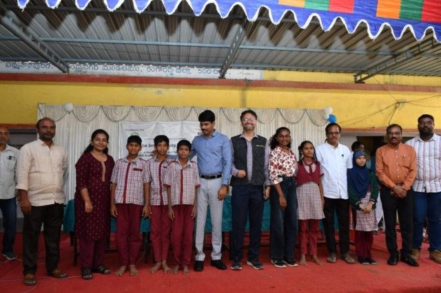 Library Inauguration (ZPHS Padhmashalipuram)