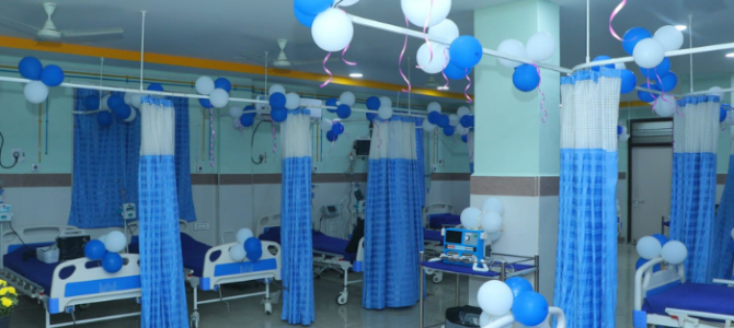 Launched an ICU facility, Mancherial