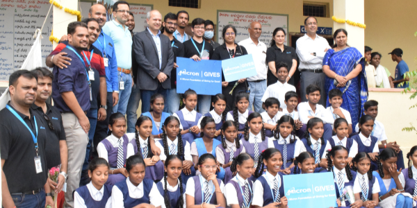 DDI lab Inaugurated by Micron in ZPHS Ganesh Nagar School.