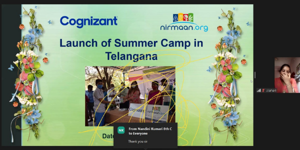 Started Summer camp For ZPHS Schools Telengana