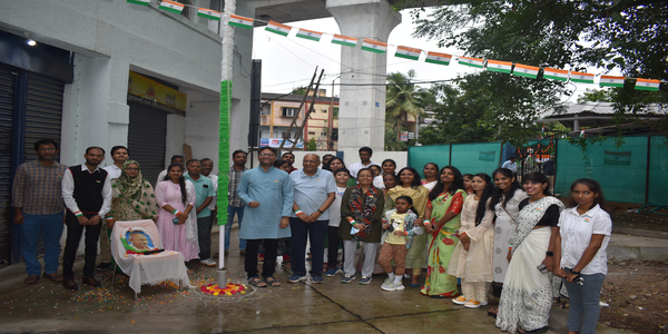 Independence Day Celebrations At Youth Skilling Program center at Madhura Nagar, Hyderabad