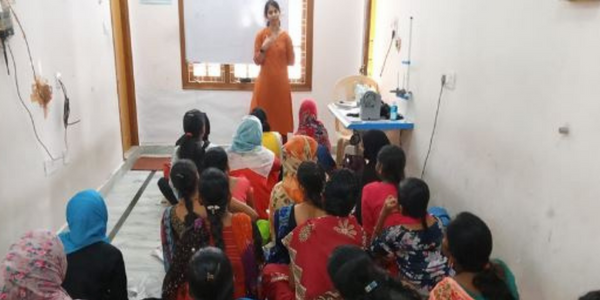 Dr.Aparna has conducted a session on depression, Anxiety for women of our vocational training center