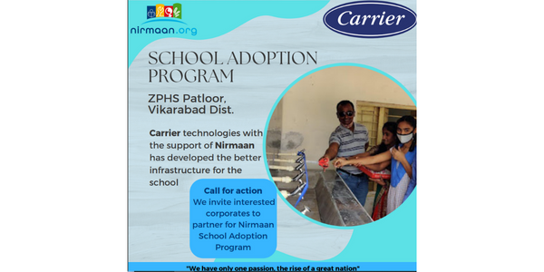 School Adoption Program in Patloor School, Vikarabad