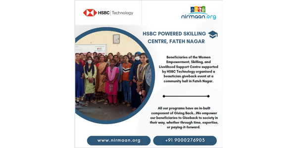 Women Empowerment, Skilling, and Livelihood Support Centre supported by HSBC Technology