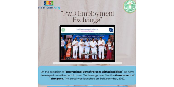 Persons with Disabilities (PwD) employment exchange portal launch.