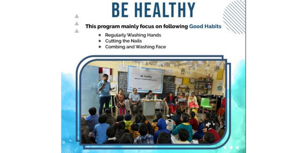 Landmark Group successfully launched the ‘Be Healthy’ Program at KPS Jeevan Bhima Nagar School, Bangalore.