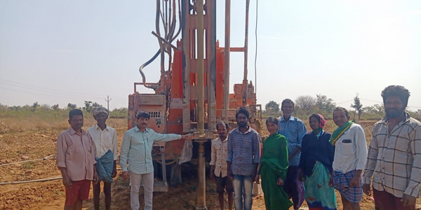 Nirmaan with  ServiceNow  Successfully Drilled a Borewell at Petralchenu village