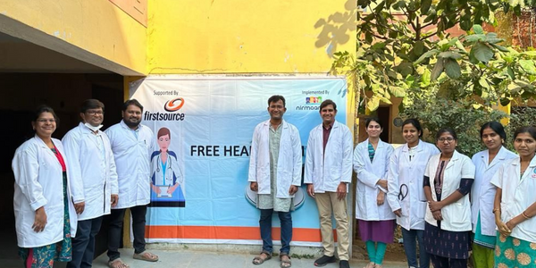 Nirmaan with FirstSource Conducted Multispecialty Health Camps