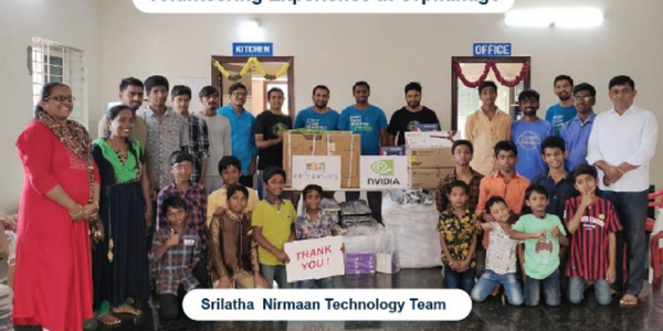 Srilatha from the Technology Team of Nirmaan visited ‘Poor Student Ashram for Orphans and Semi-Orphan’ located in Miyapur