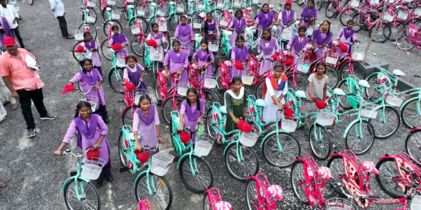 Successful Completion of Cycle Donation for School Children by Nirmaan in Collaboration with Rotary