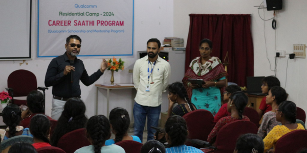 Completion of a Residential Camp for 70 Government School Girls, Supported by Qualcomm