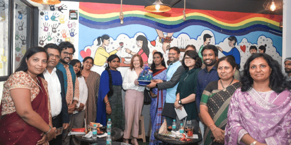 Jennifer Larson, the U.S. Consul General of Hyderabad, Visited Our Unique Cafe ‘Hope In a Cup.’