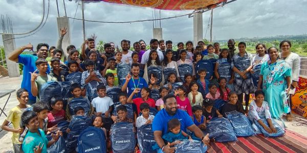 WebPT Donated 300 School Bag Kits to 345 Orphaned Children across five Orphanages in Hyderabad